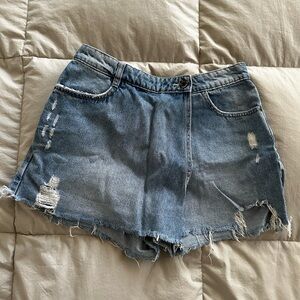 Denim Skort Zara